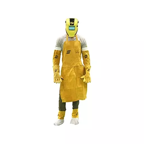 ESAB Welding Apron – Leather, Heat Resistant, Size Large (Pack of 5) - Image 2