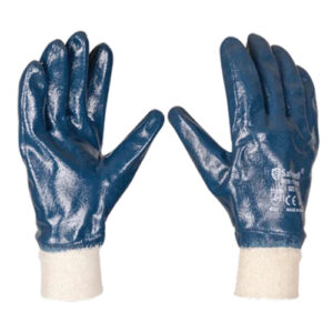 ESAB Blue Nitrile Fully Coated Industrial Safety Gloves (Pack of 120 Pairs) – Heavy Duty Protection