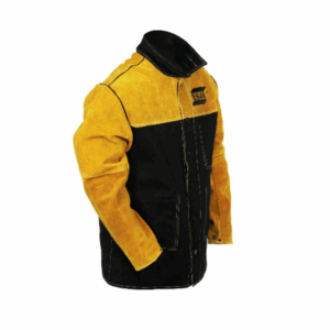 ESAB FR Leather Welding Jacket – Fire-Resistant, Size XL