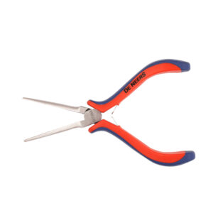 De Neers 125mm (5 Inch) Mini Long Needle Bent Nose Plier | SKU: DN-1409B