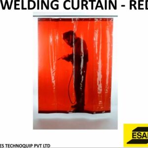 ESAB Welding Curtain Red 1800x1400 UV Resistant Safety Screen [SKU: 0700008004L]